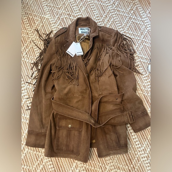 Walter Baker Jackets & Blazers - Sold out Walter Baker fringe jacket with tags on.